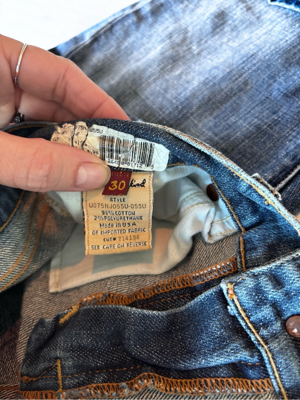 7 For All Mankind Jeans Size 30 - Picture 3 of 5